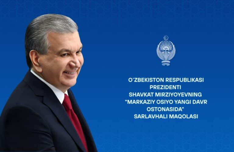 Mirziyoyev Markaziy Osiyo mamlakatlari hamkorligining asosiy tamoyillarini belgilab berdi