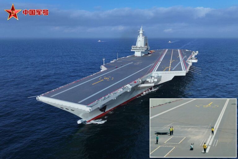 China Launches New Aircraft Carrier Fujian in Naval Race with the US