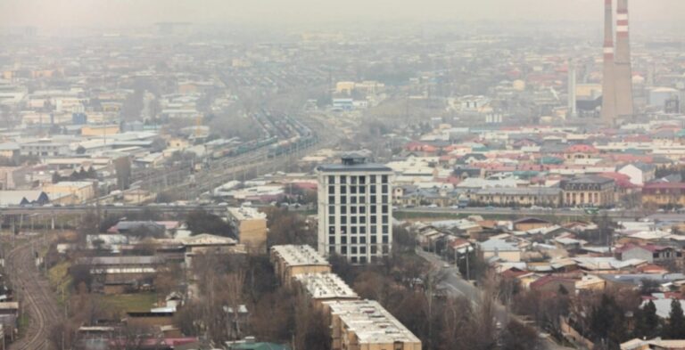Temperature Inversion Triggers Hazardous Air Pollution Spike in Tashkent