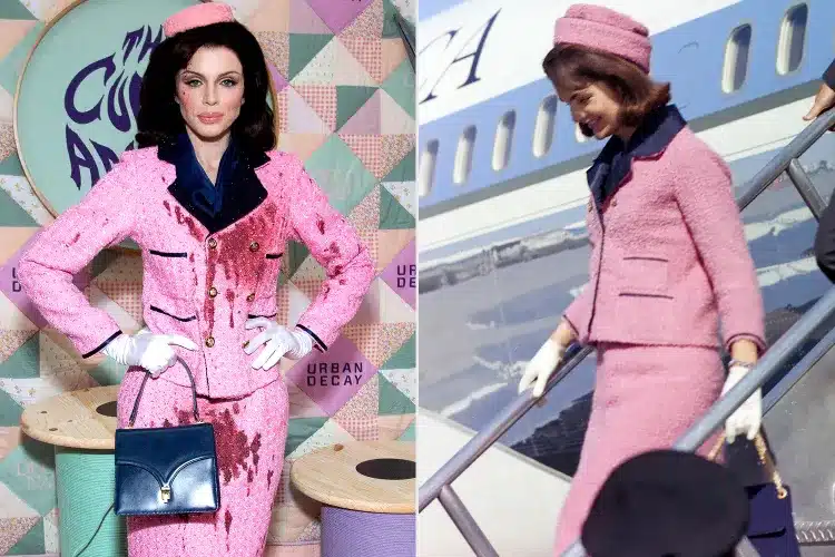 Julia Fox Sparks Controversy with Blood-Soaked Jackie Kennedy Halloween Costume