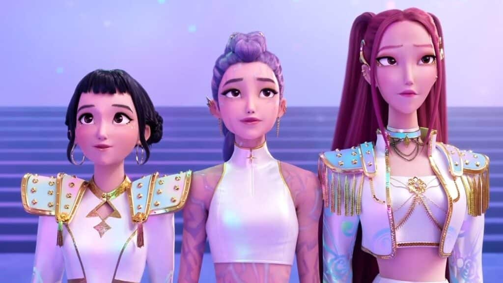 «Кейпоп-охотницы на демонов». Скриншот из эпизода