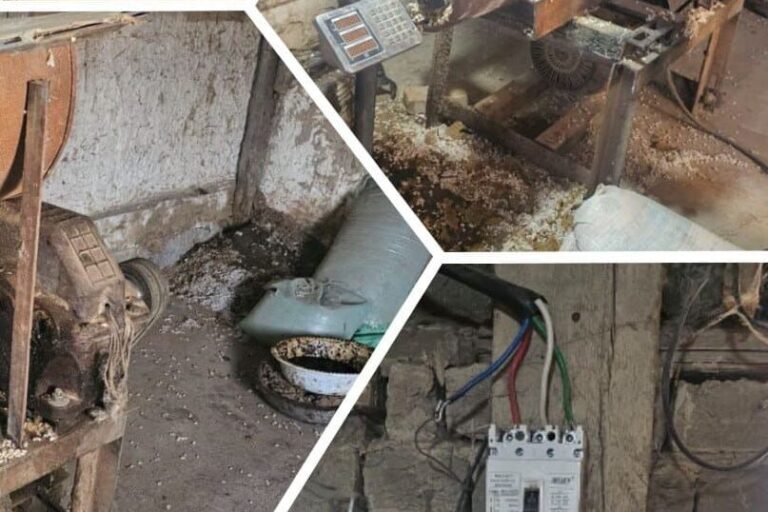 Bekobod tumanida noqonuniy yog‘ ishlab chiqarish sexi fosh etildi