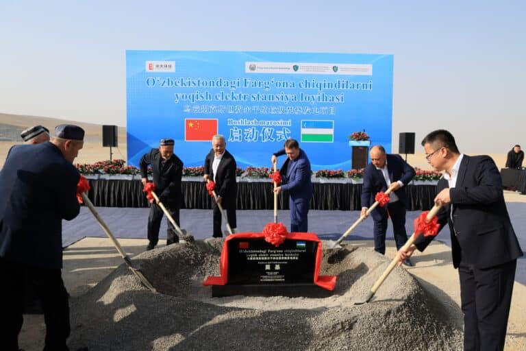 Farg‘onada chiqindidan elektr energiyasi ishlab chiqariladigan zavod qurilishi boshlandi
