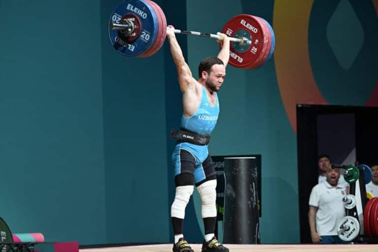 Рияд-2025: Адхамжон Эргашев собрал полный комплект медалей