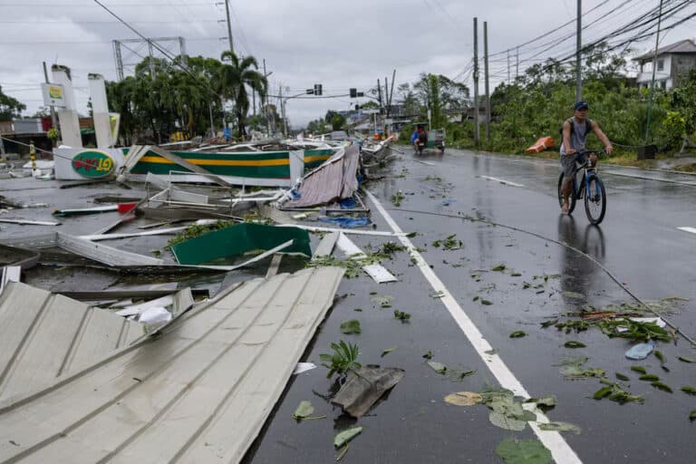 Typhoon in Philippines Results in Two Casualties