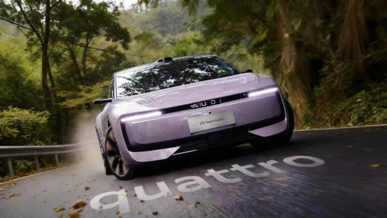 Audi E5 Sportback hayratlanarli natija qayd etdi