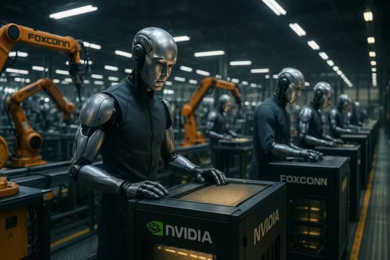Foxconn Nvidia serverlarini yig‘ishda gumanoid robotlardan foydalanadi