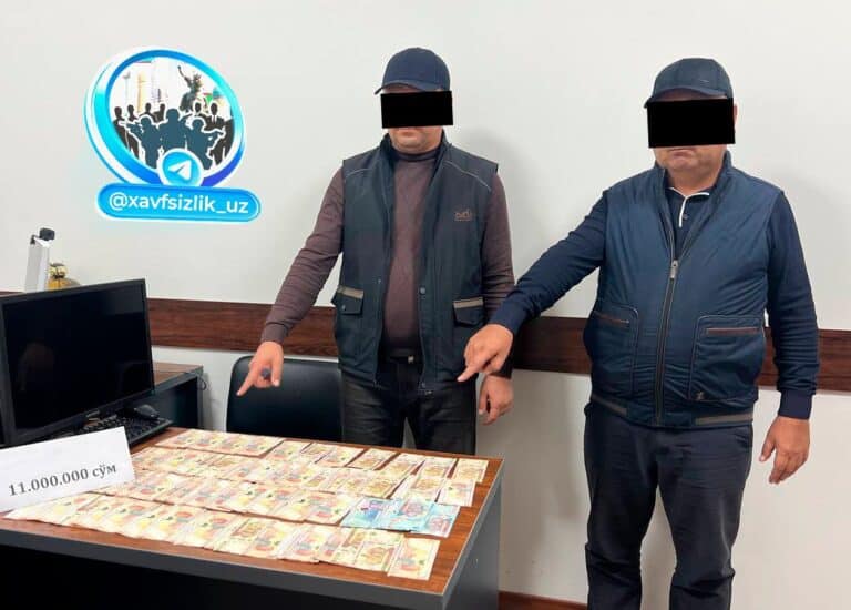 Xovosda ikki nafar IIB xodimi pora ustida ushlandi