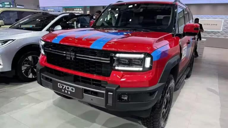 Yangi taqdim etilgan Jetour G700 Ring Tower Edition avtomobili qanday dizaynga ega