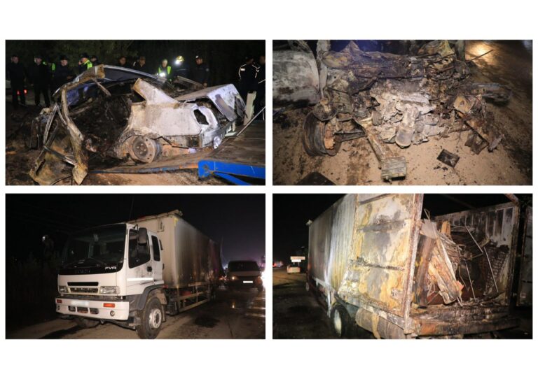 Пожар в Lacetti унес жизни пятерых человек в Джизакской области