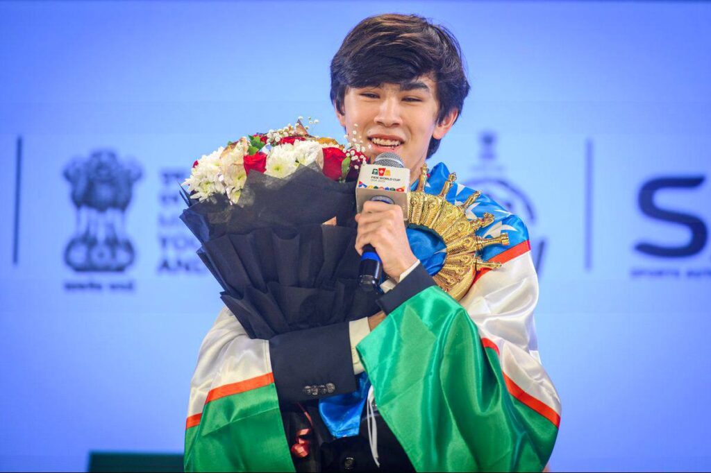 President Awards World Chess Champion Javokhir Sindarov a New Flat