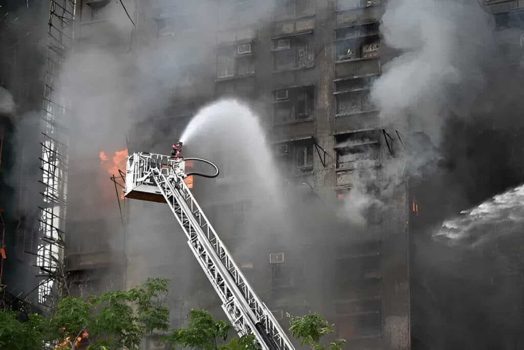 Пожар в Гонконге