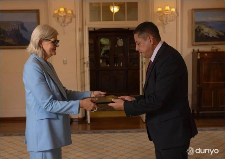 O‘zbekiston elchisi Avstraliya general-gubernatoriga ishonch yorliqlarini topshirdi