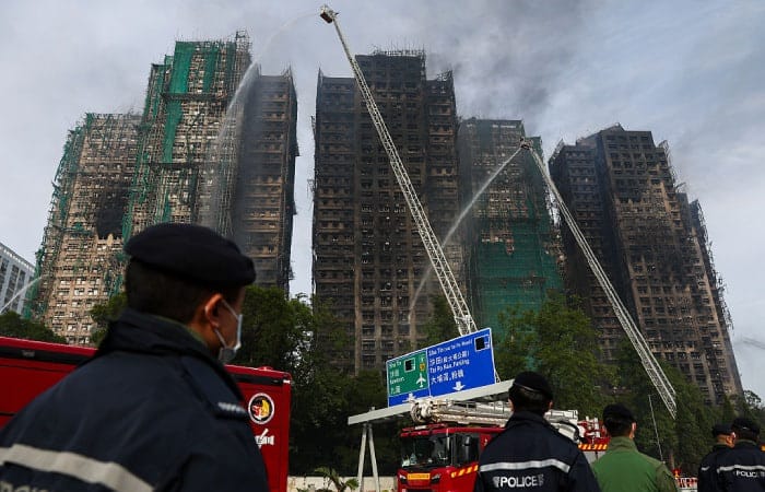 Gonkongdagi yong‘inda halok bo‘lganlar soni 90 nafardan oshdi — video