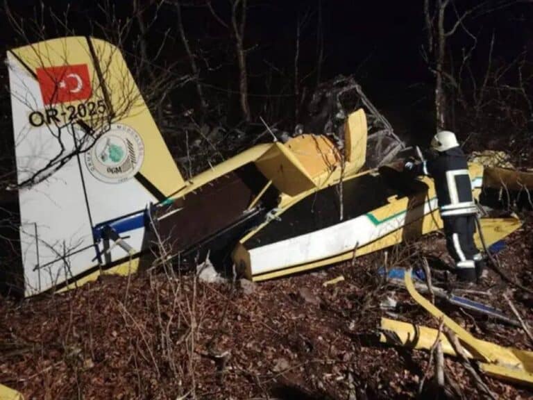 Xorvatiyada Turkiyaga tegishli yong‘in samolyoti qulab tushdi