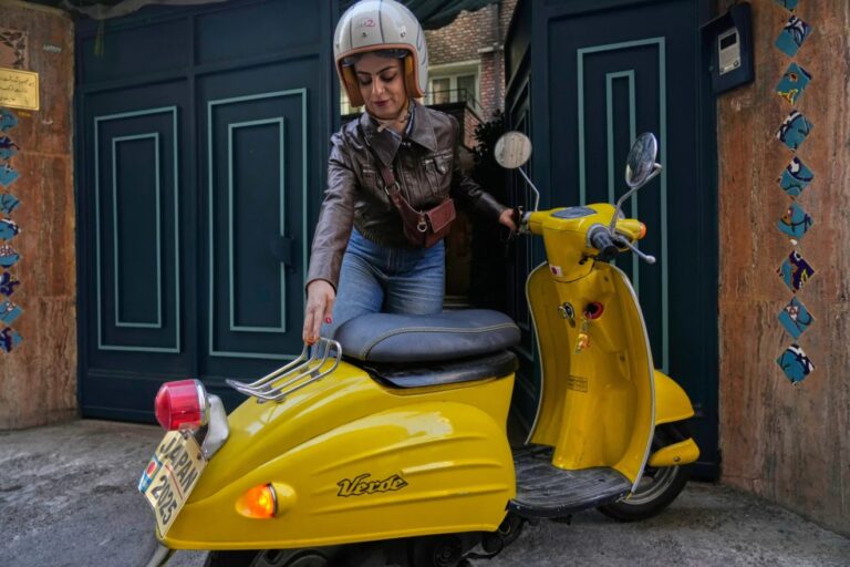 Women on Motorbikes Signal Shifting Norms in Iran