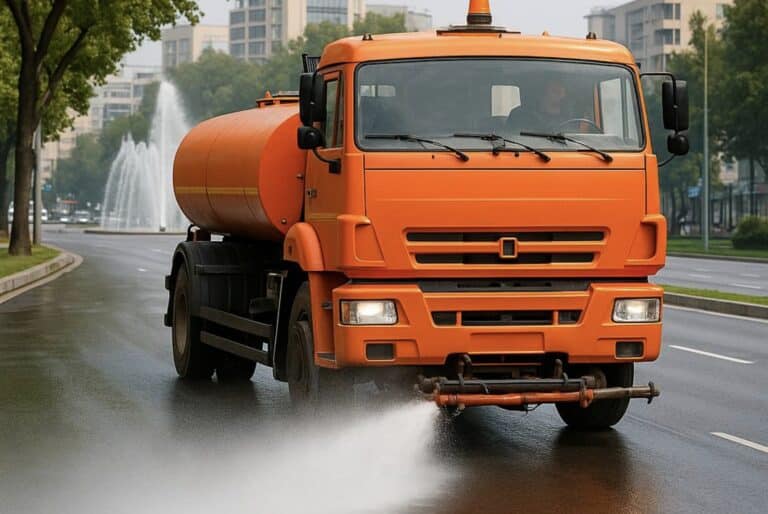 В Ташкенте вымыты 206 улиц и политы деревья и кустарники