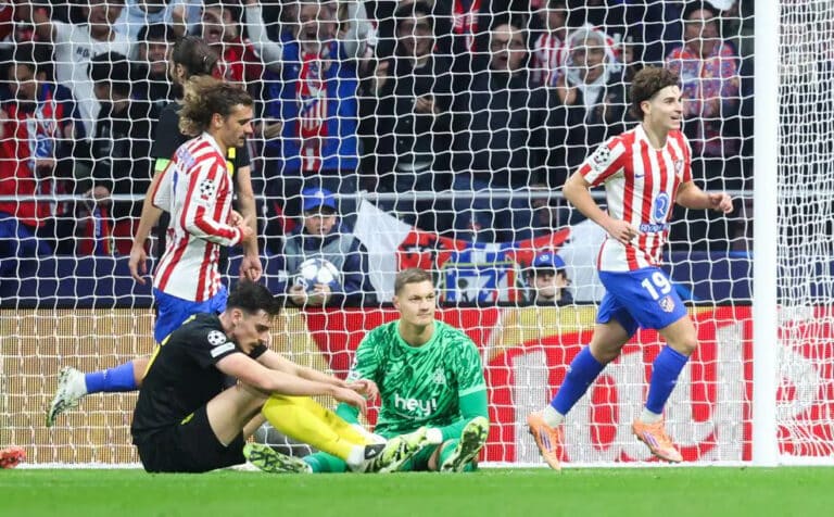 Атлетико Мадрид одолел Юнион: мадридцы удержали победу в напряженном матче Лиги чемпионов