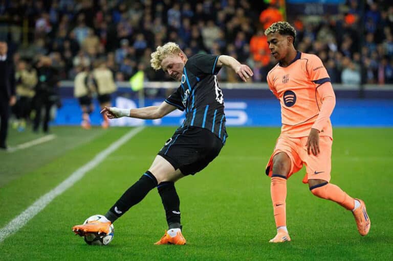 VAR лишил Брюгге победы над Барселоной