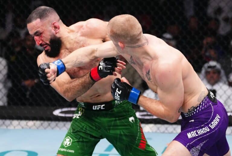 Ian Machado Garry and Khamzat Chimaev Involved in Heated Backstage Clash After Qatar Win