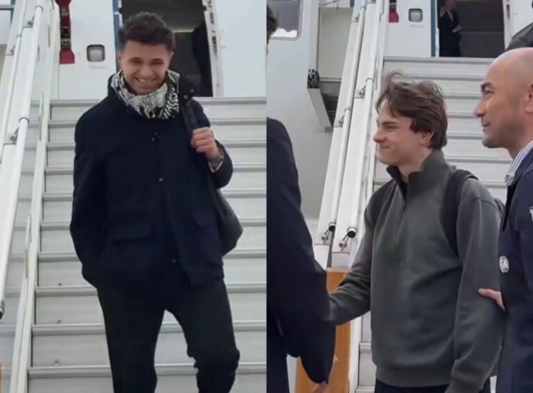 McLaren F1 team Arrive in Tashkent for FIA Awards Ceremony