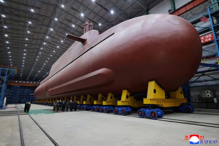 North Korea Unveils 8,700-tonne Nuclear-Powered Submarine