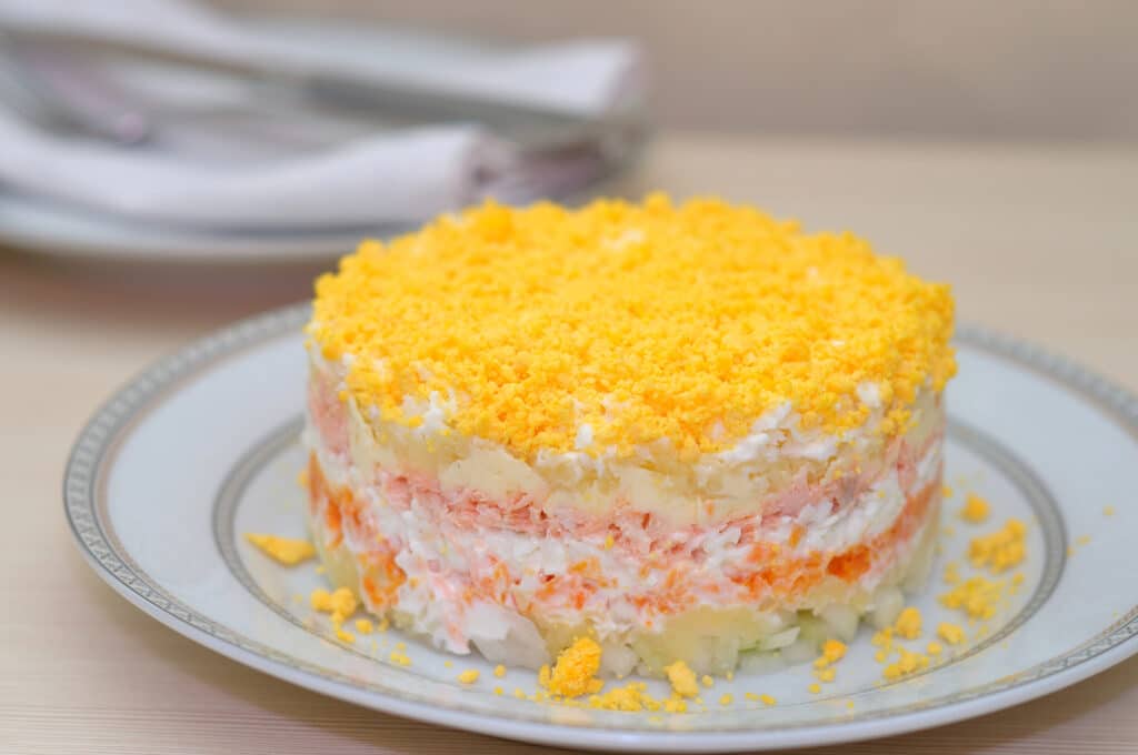 Салат мимоза ффото