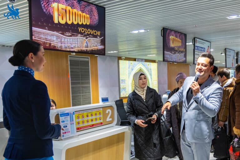 Аэропорт Самарканда впервые обслужил 1,5 млн пассажиров