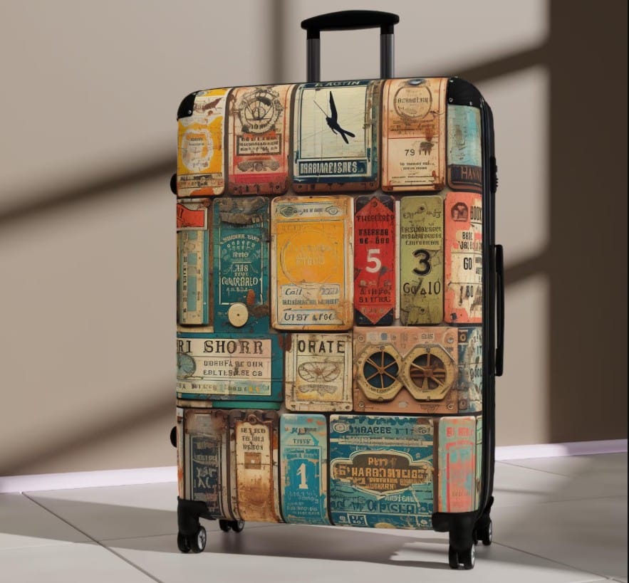 винтажный чемодан