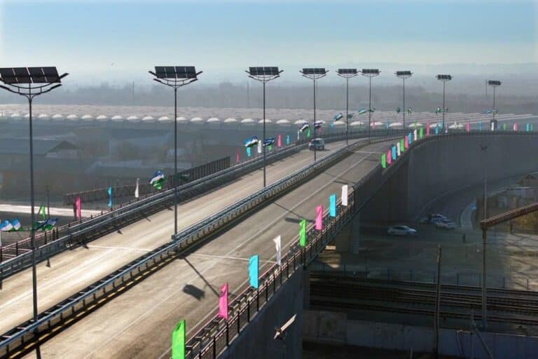 Jizzaxda 290 mlrd so‘mlik yo‘l o‘tkazgich va yangi avtomobil yo‘li qurildi