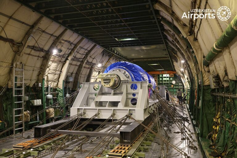 Sirdaryodagi IES uchun Yaponiyadan yangi rotor olib kelindi