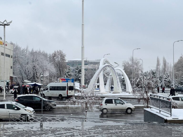 Узгидромет: в столице 18 декабря пройдет мокрый снег