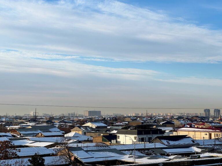 В Ташкенте 24 декабря потеплеет до 8°