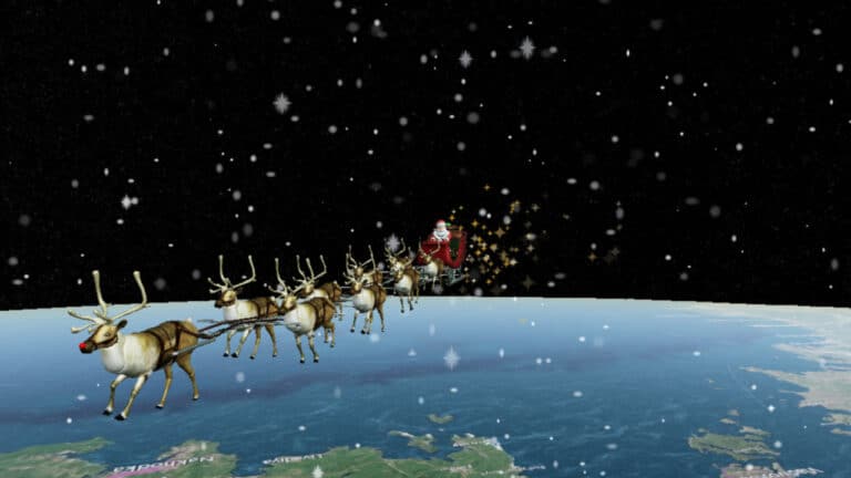 Santa Claus Begins Christmas Eve Journey, NORAD Tracks Sleigh