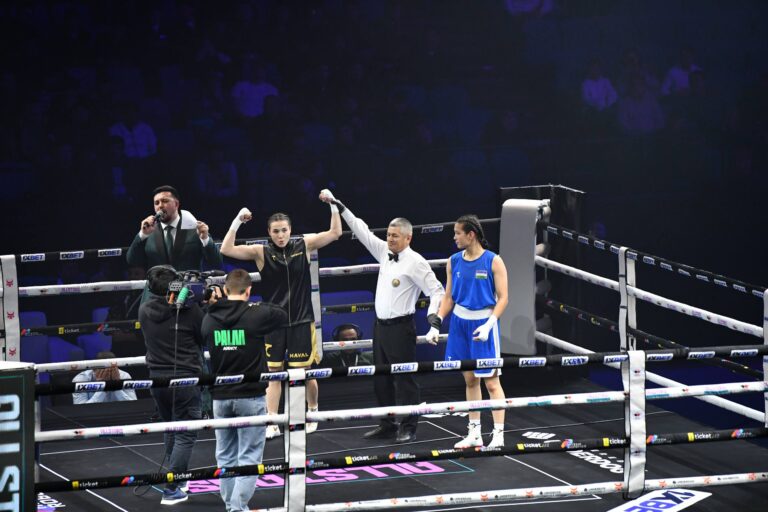 Навбахор Хамидова выиграла дебютный бой нокаутом во втором раунде