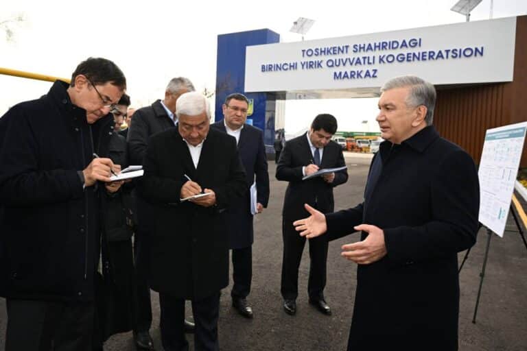 Poytaxtda 65 million dollarlik yirik issiqlik ta’minoti markazi ishga tushirildi