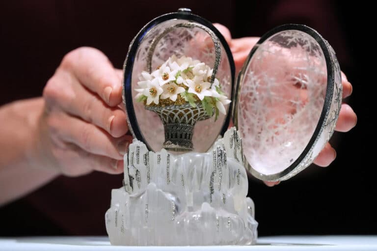 Faberge Winter Egg Sells for Record £22.9 Mln at London Auction