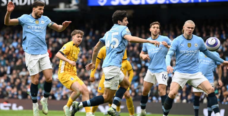 Husanov to‘liq harakat qilgan bahsda «Manchester Siti» «Brayton» bilan durang o‘ynadi