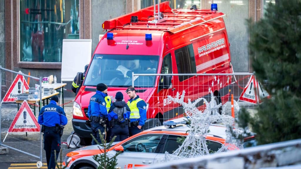 пожар на курорте Кран-Монтана