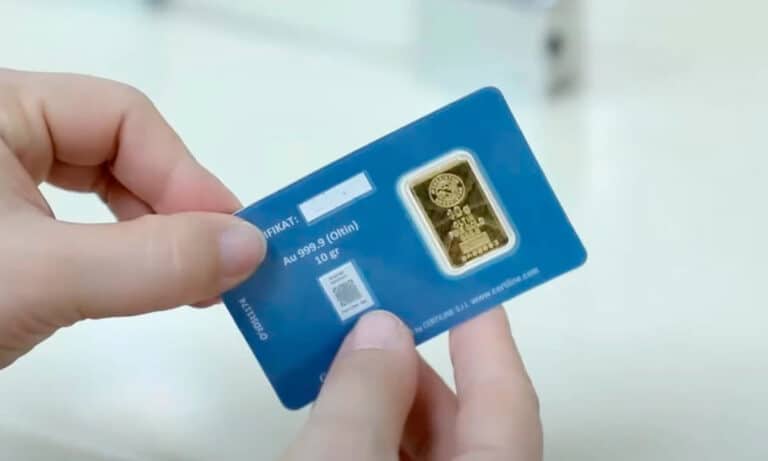 O‘zbekistonda 5 grammli oltin quyma narxi ilk bor 9,5 mln so‘mga yaqinlashdi