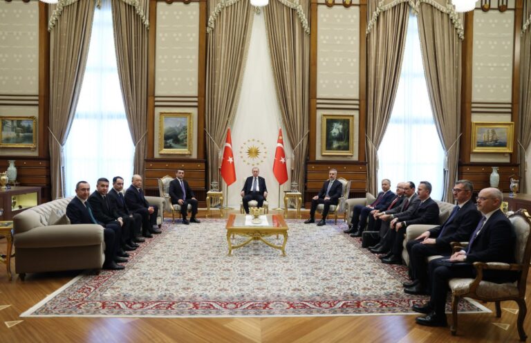 Turkiya prezidenti O‘zbekiston delegatsiyasi bilan uchrashuv o‘tkazdi