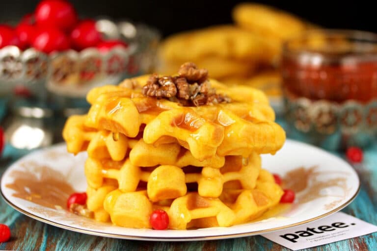 Ertalabki nonushta: qovoqli vaflilar