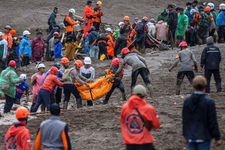 At Least Seven Dead and More Than 80 Missing After Landslide in Indonesia