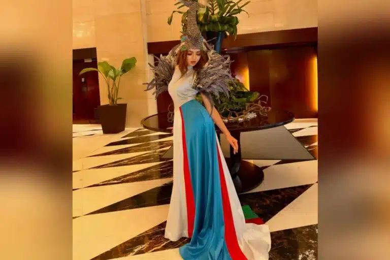 Участницу «Мисс Земля» из Узбекистана оштрафовали за платье в виде флага