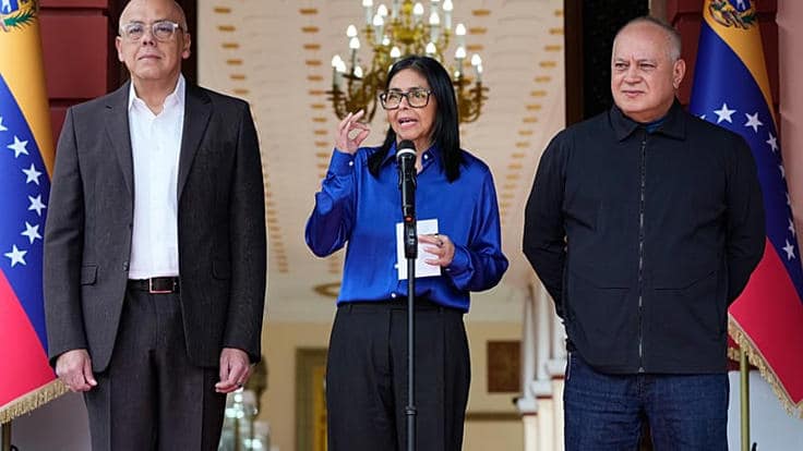 Venezuela’s Acting President Says Country Has “Had Enough” of U.S. Orders