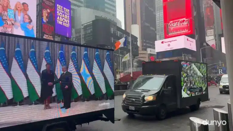 Nyu-Yorkda O‘zbekiston prezidenti tashrifi sharafiga maxsus aksiya o‘tkazildi