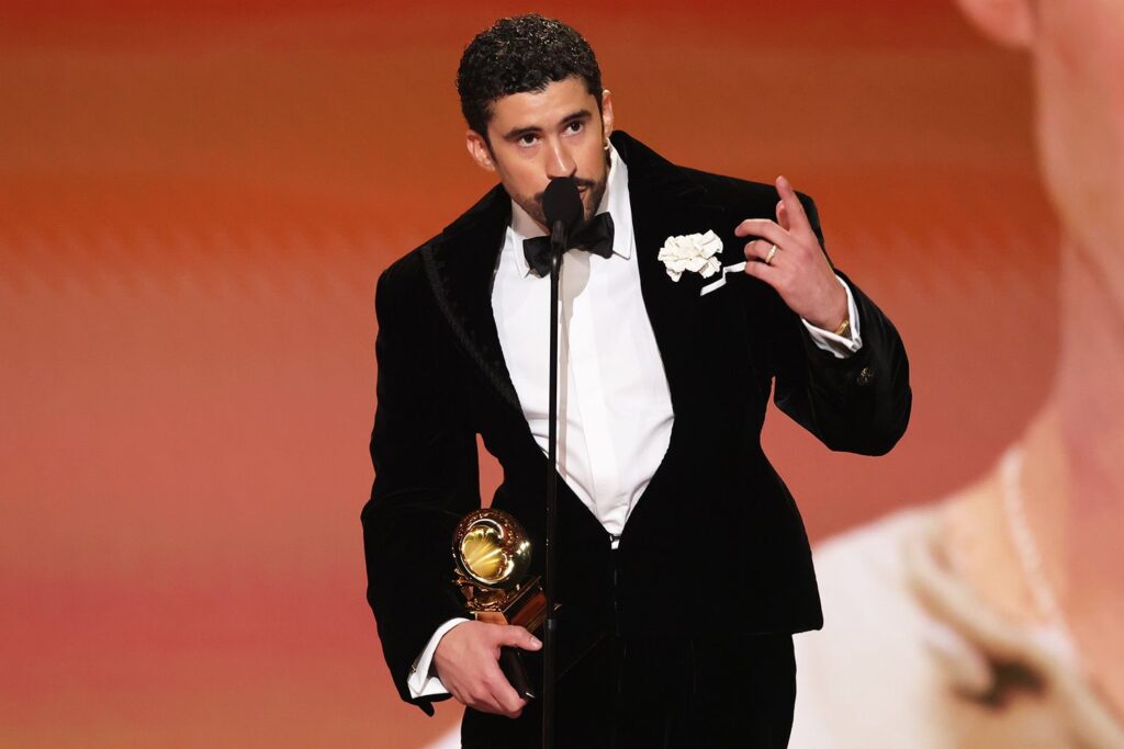 Bad Bunny Declares "ICE Out" At Grammy Awards