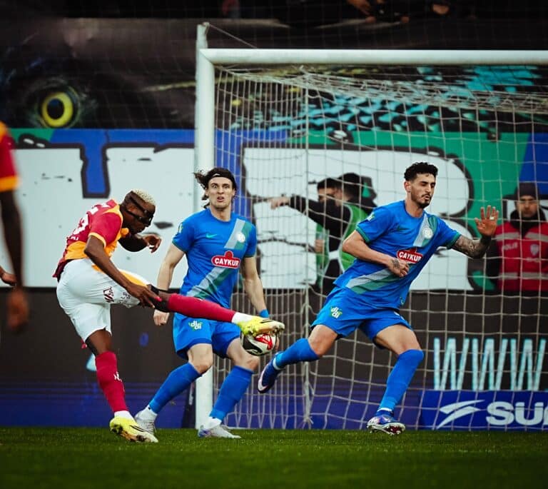 Осимхен решает, Галатасарай громит Ризеспор на выезде