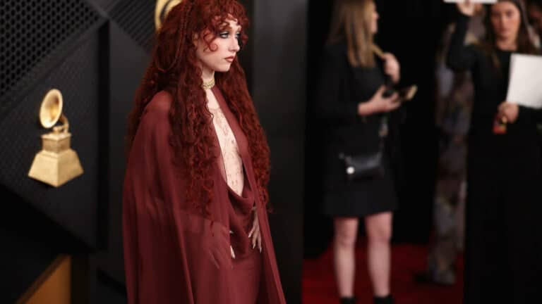 Chappell Roan Turns Heads with Bold Topless Look at 68th Grammys