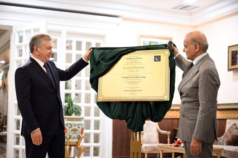 Pokiston poytaxtida Toshkent koʻchasi va Bobur bog‘i ochildi